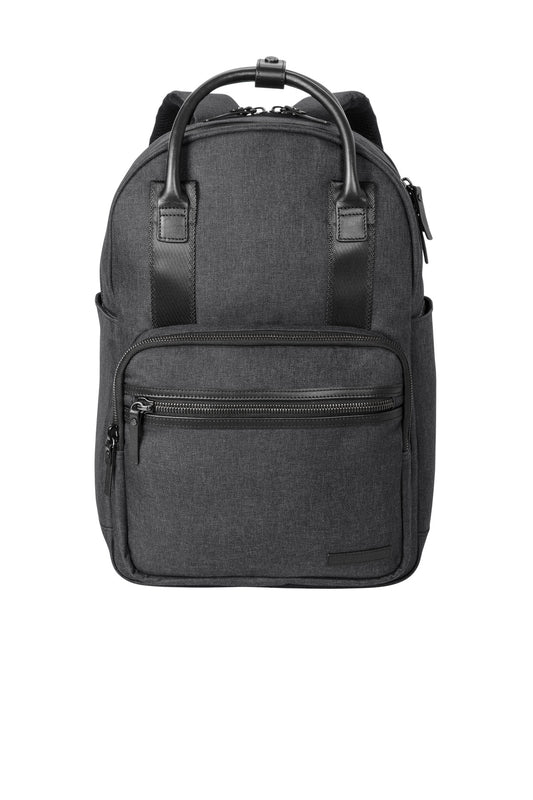 Brooks Brothers Grant Dual-Handle Backpack - Heather Grey - front