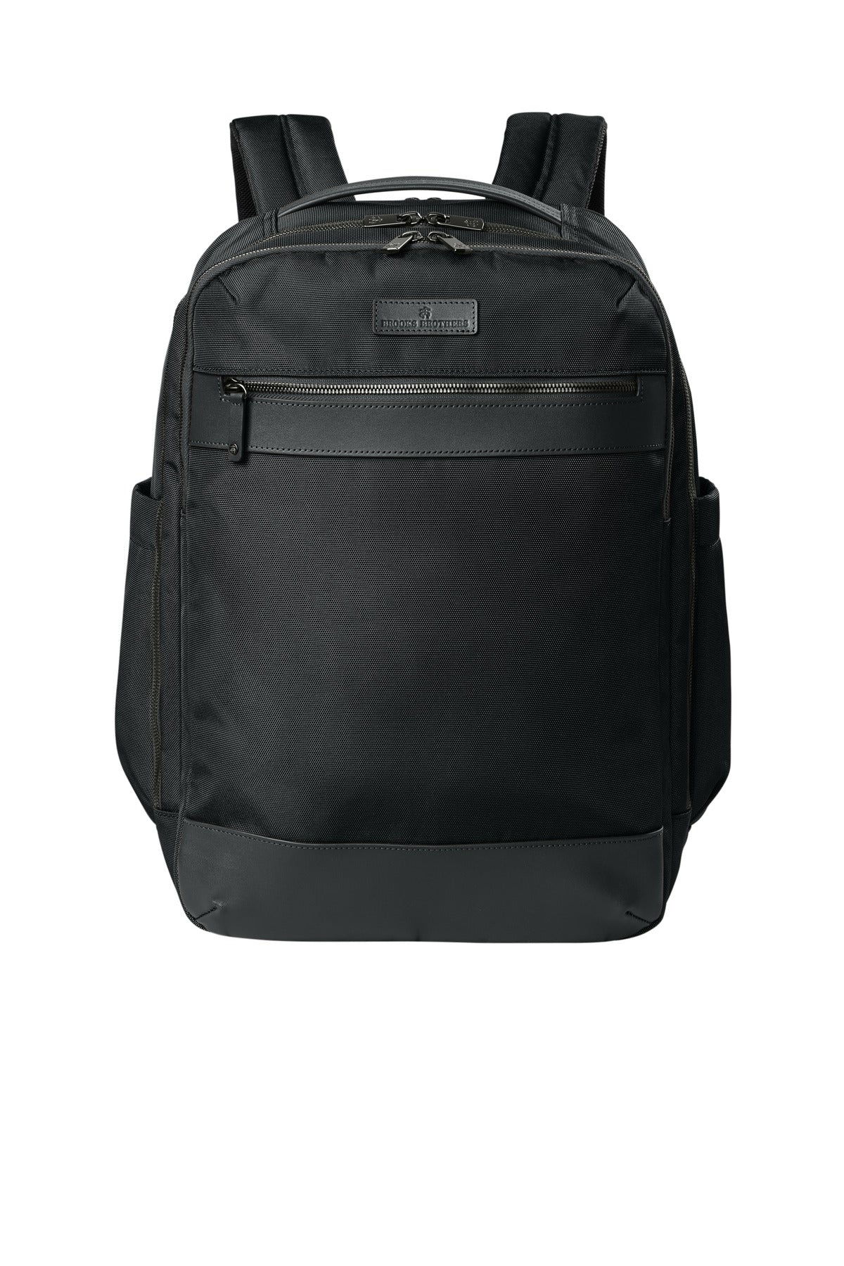 Brooks Brothers Oxford Backpack - Deep Black - front