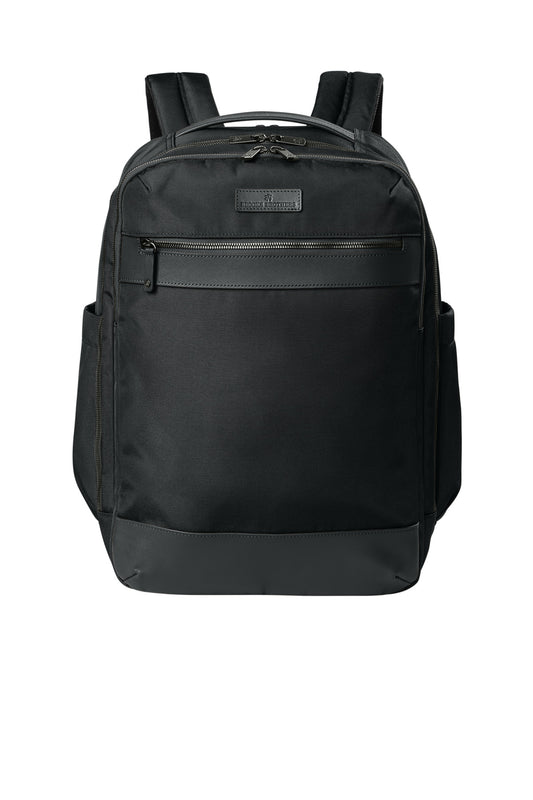 Brooks Brothers Oxford Backpack - Deep Black - front