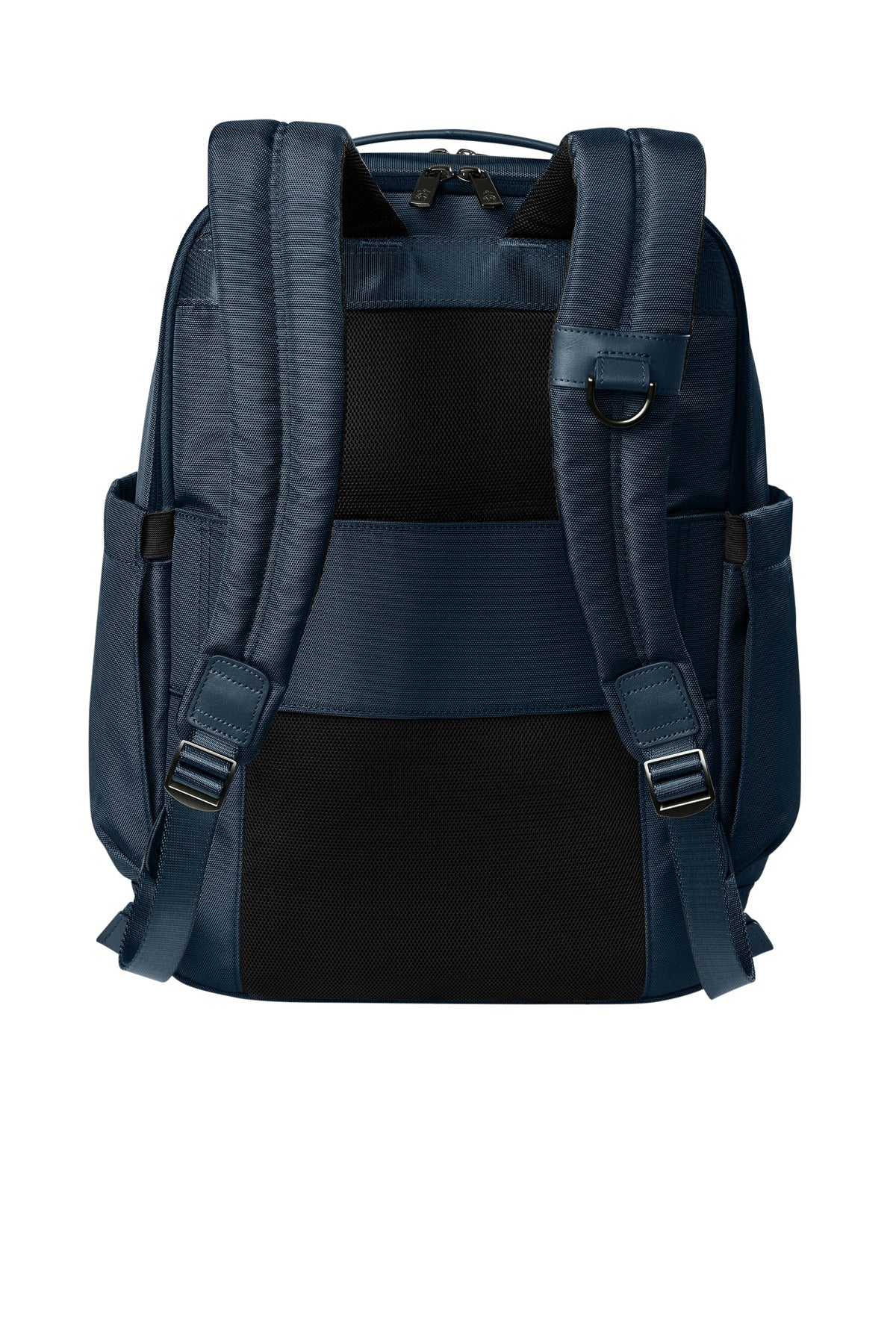 Brooks Brothers Oxford Backpack - Navy Blazer - flat back