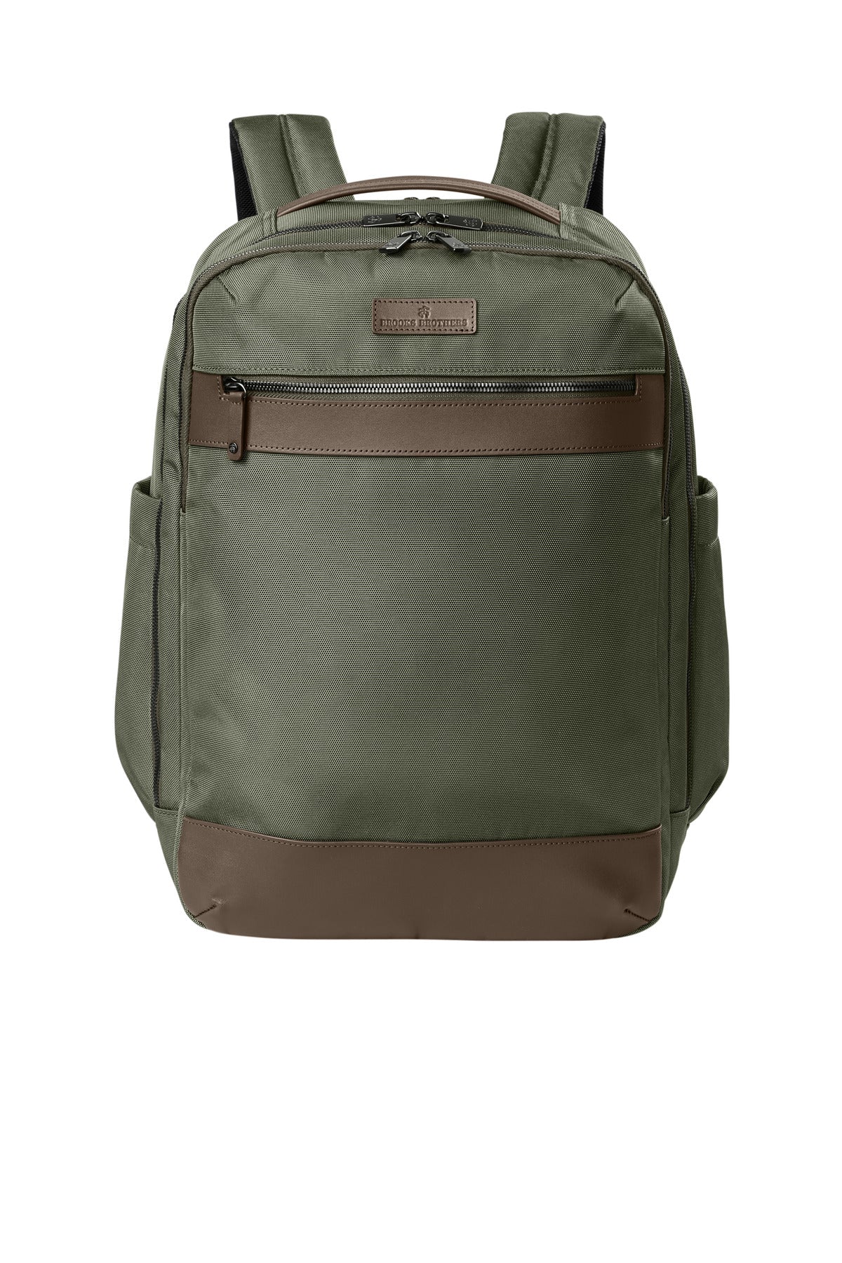 Brooks Brothers Oxford Backpack - Noble Green - front