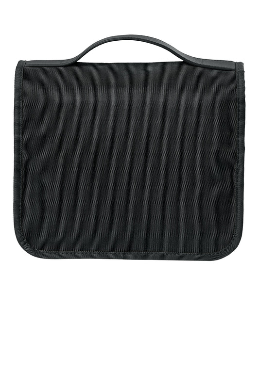 Brooks Brothers Oxford Small Travel Bag - Deep Black - flat back