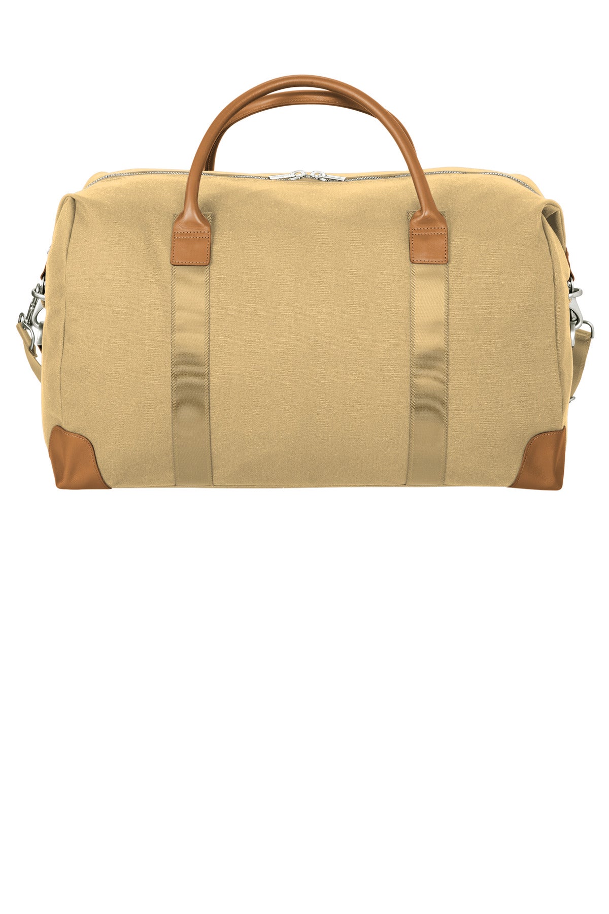 Brooks Brothers Wells Duffel - Ledger Khaki - flat back