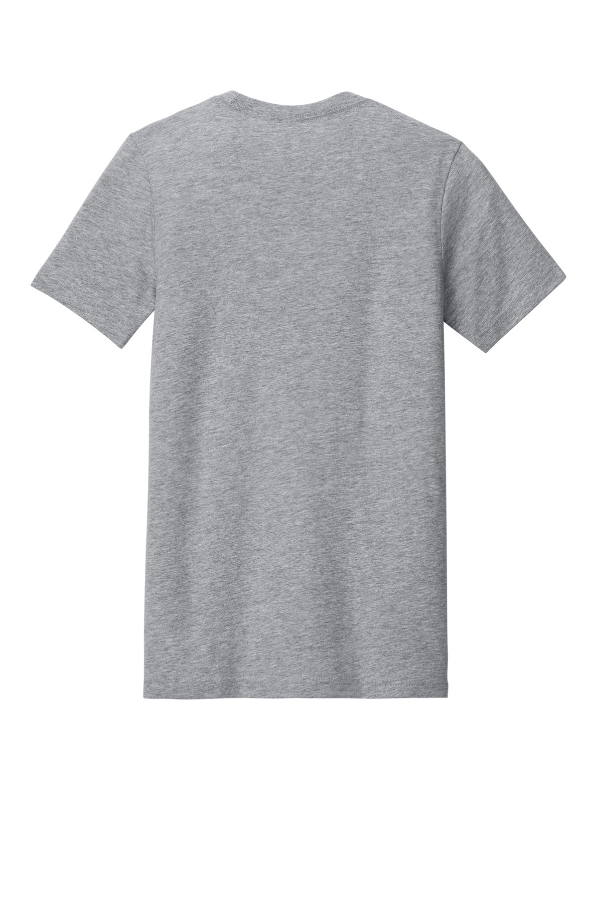 BELLA+CANVAS Unisex Heather CVC Short Sleeve Tee - Athletic Heather - flat back