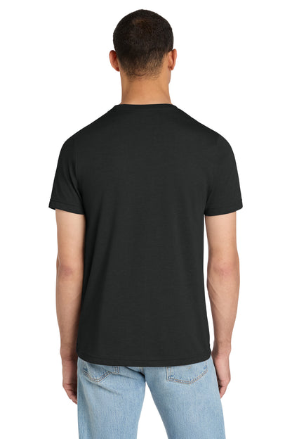 BELLA+CANVAS Unisex Heather CVC Short Sleeve Tee - Black Heather - back