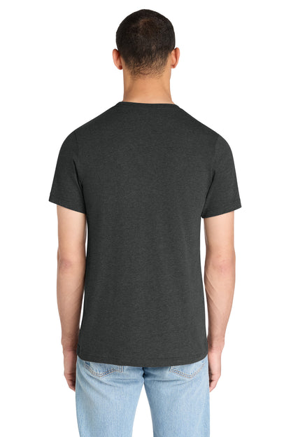 BELLA+CANVAS Unisex Heather CVC Short Sleeve Tee - Dark Grey Heather - back