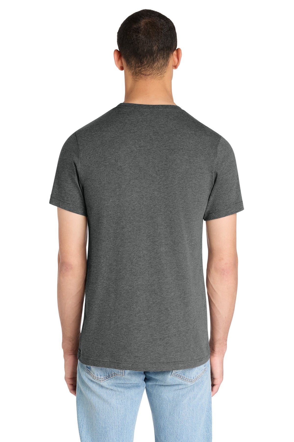 BELLA+CANVAS Unisex Heather CVC Short Sleeve Tee - Deep Heather - back