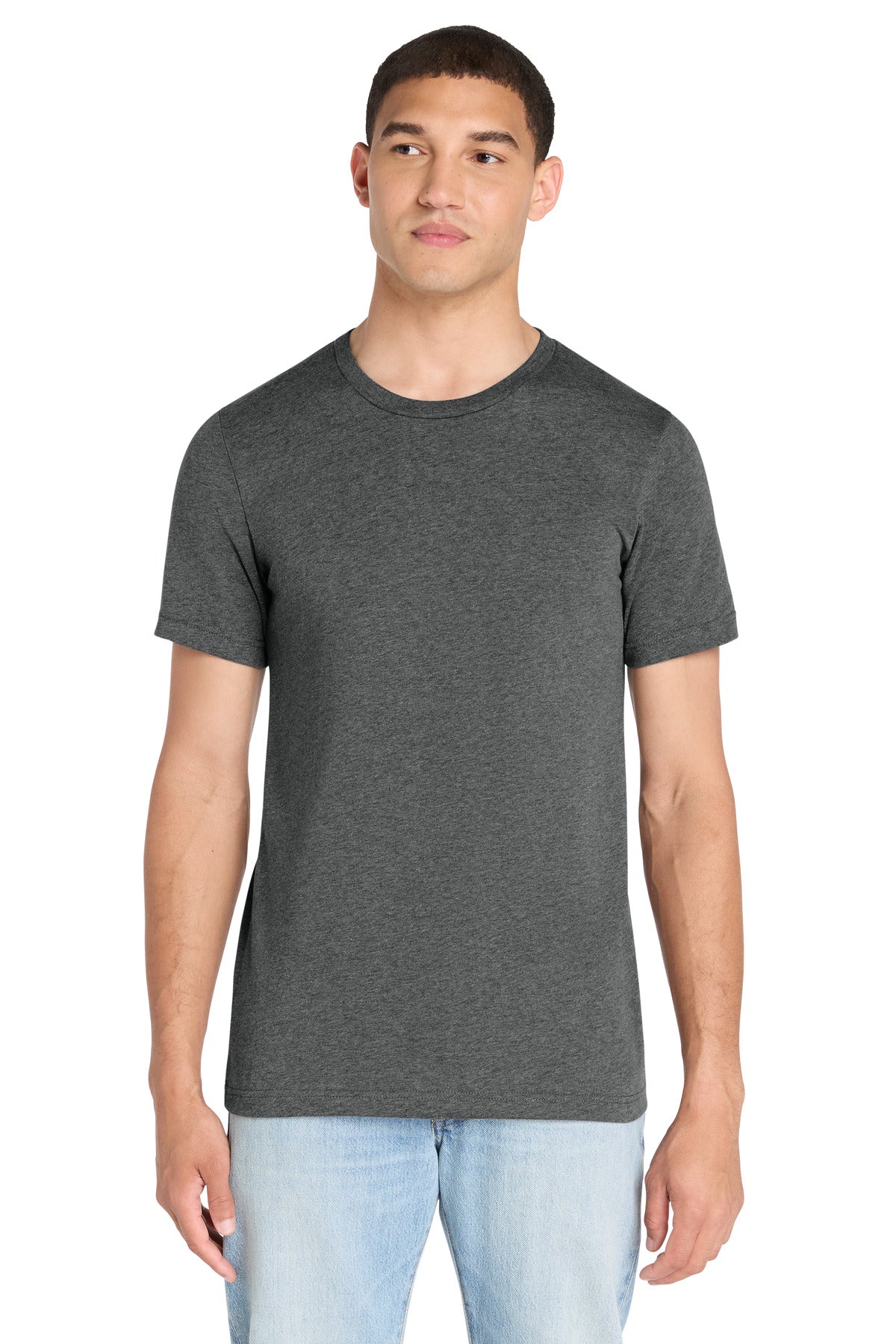BELLA+CANVAS Unisex Heather CVC Short Sleeve Tee - Deep Heather - front