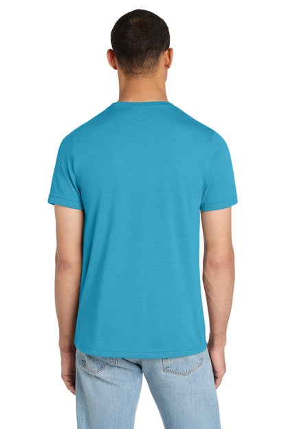 BELLA+CANVAS Unisex Heather CVC Short Sleeve Tee - Heather Aqua - back