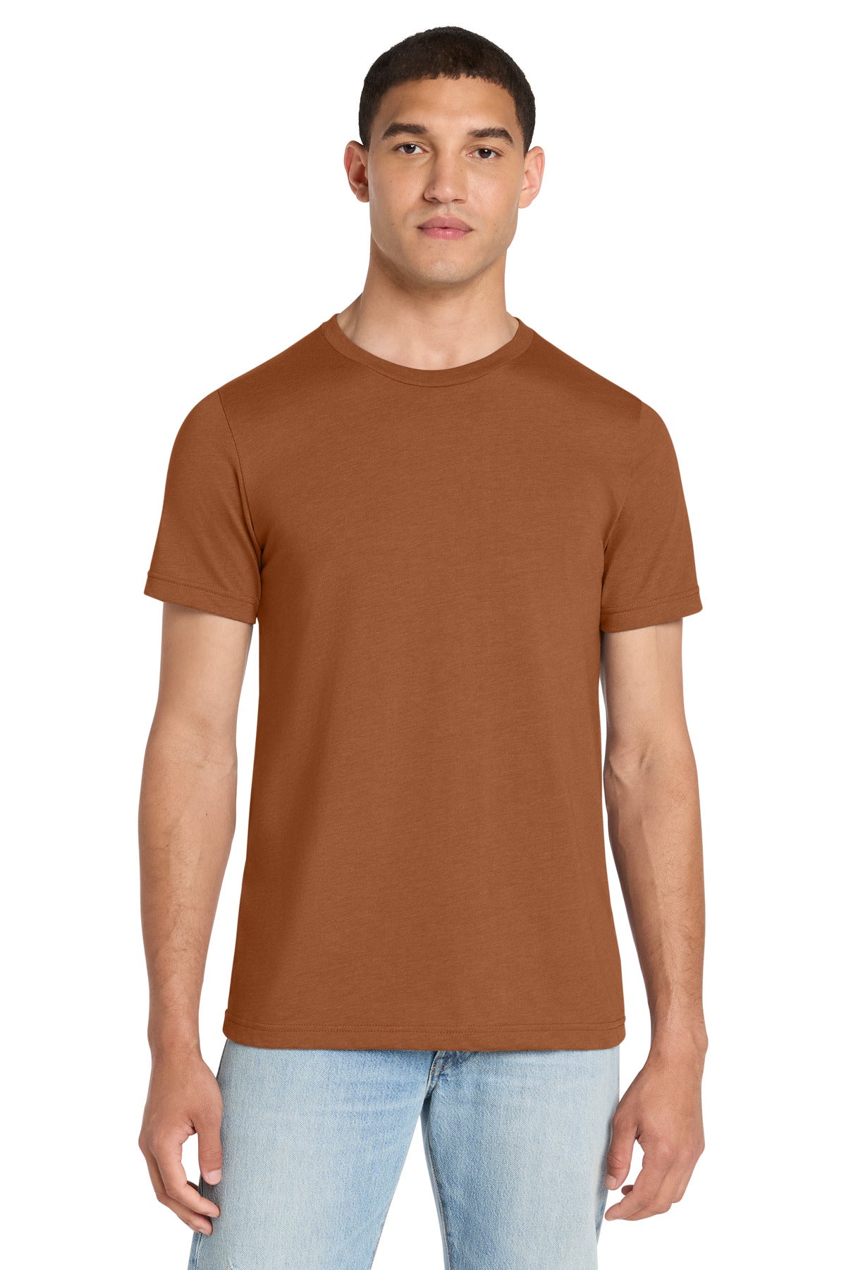 BELLA+CANVAS Unisex Heather CVC Short Sleeve Tee - Heather Autumn - front