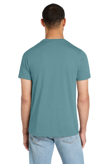 BELLA+CANVAS Unisex Heather CVC Short Sleeve Tee - Heather Blue Lagoon - back