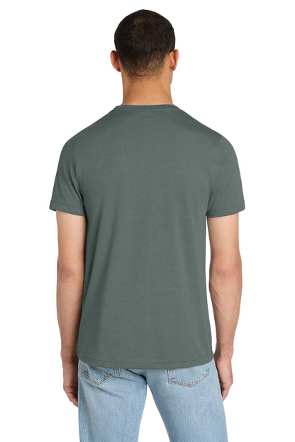 BELLA+CANVAS Unisex Heather CVC Short Sleeve Tee - Heather Blue Storm - back