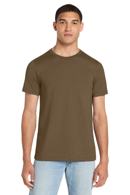 BELLA+CANVAS Unisex Heather CVC Short Sleeve Tee - Heather Brown - front
