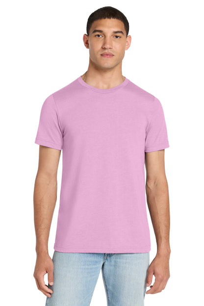 BELLA+CANVAS Unisex Heather CVC Short Sleeve Tee - Heather Bubble Gum - front