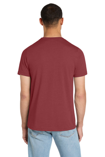 BELLA+CANVAS Unisex Heather CVC Short Sleeve Tee - Heather Canvas Red - back