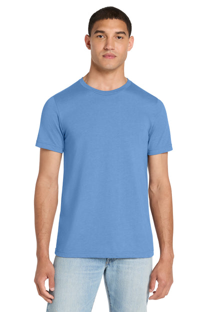 BELLA+CANVAS Unisex Heather CVC Short Sleeve Tee - Heather Carolina Blue - front
