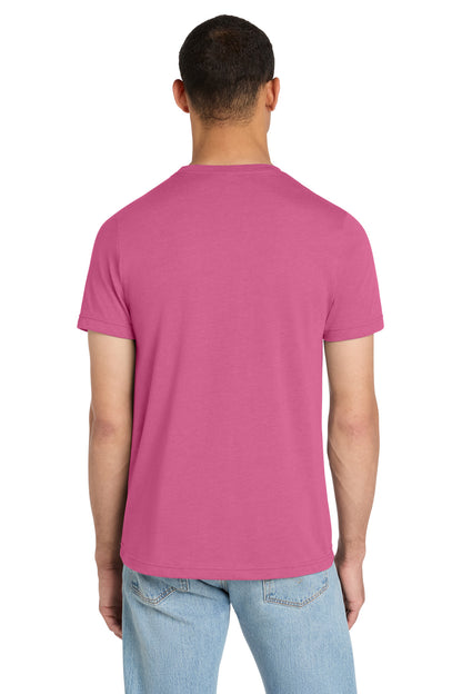 BELLA+CANVAS Unisex Heather CVC Short Sleeve Tee - Heather Charity Pink - back