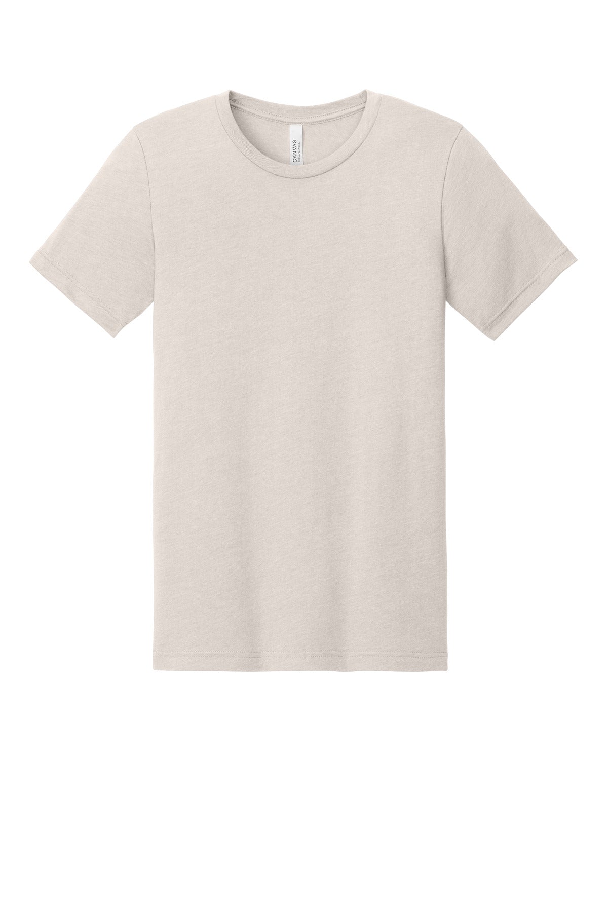 BELLA+CANVAS Unisex Heather CVC Short Sleeve Tee - Heather Dust - flat front