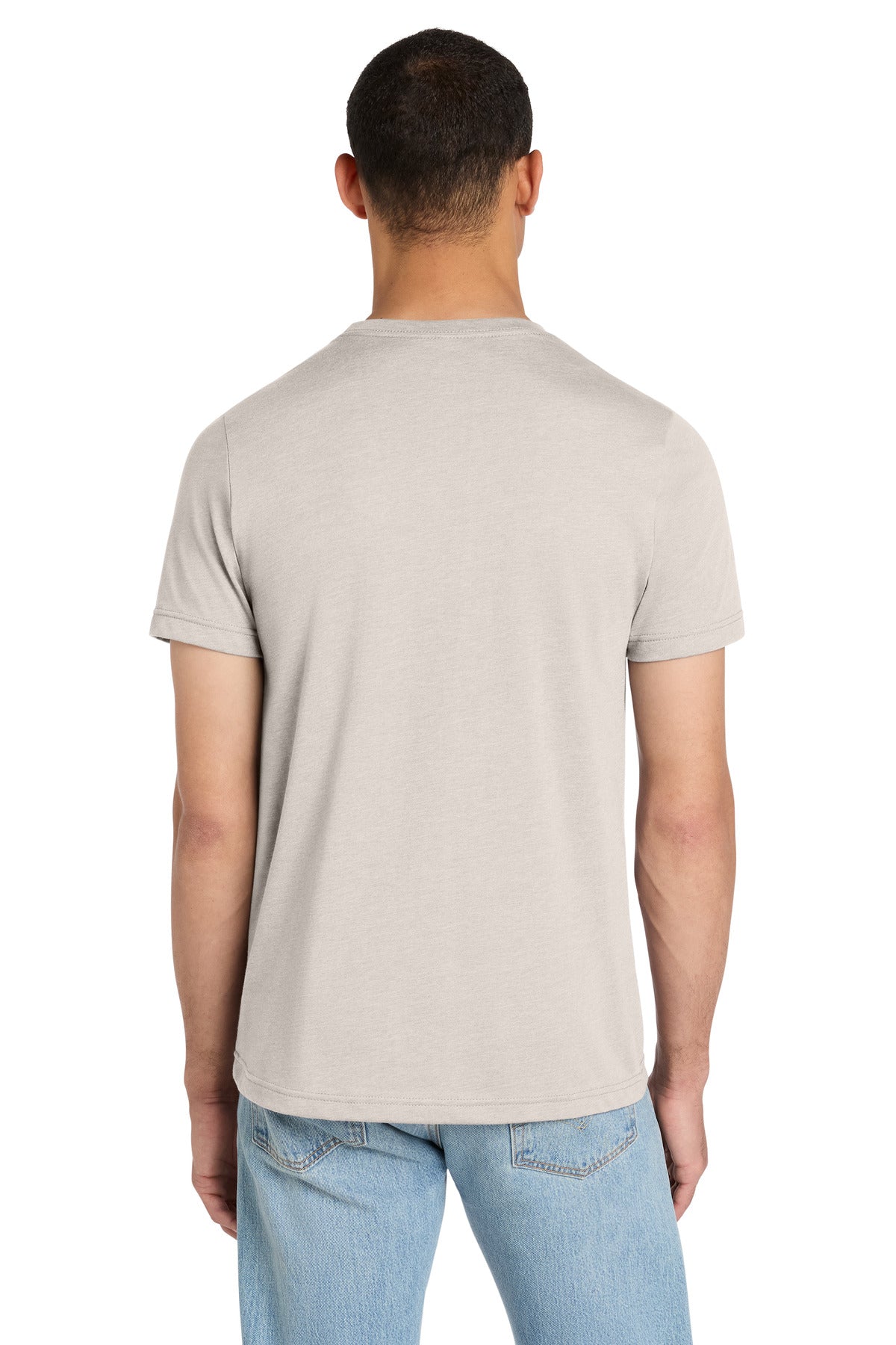 BELLA+CANVAS Unisex Heather CVC Short Sleeve Tee - Heather Dust - back