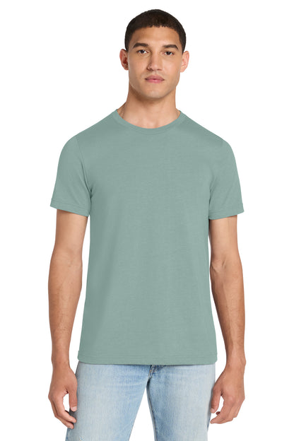 BELLA+CANVAS Unisex Heather CVC Short Sleeve Tee - Heather Dusty Blue - front