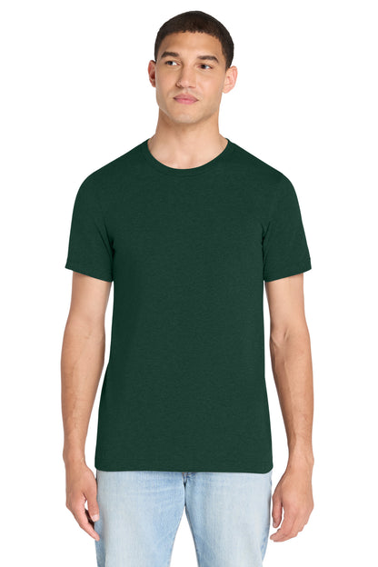 BELLA+CANVAS Unisex Heather CVC Short Sleeve Tee - Heather Emerald - front