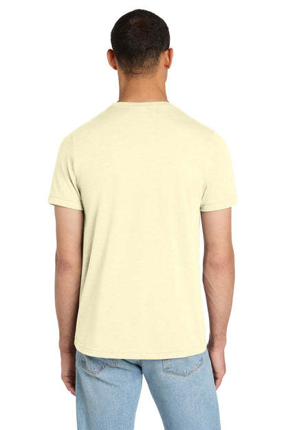 BELLA+CANVAS Unisex Heather CVC Short Sleeve Tee - Heather French Vanilla - back