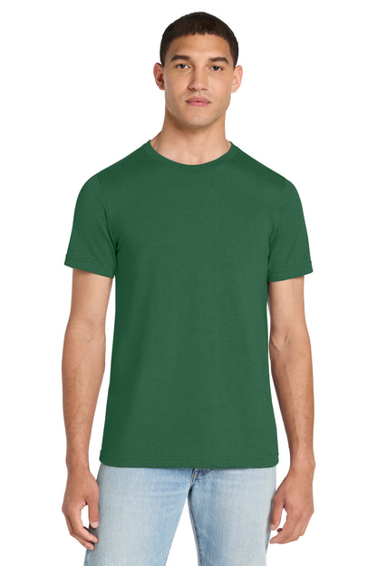BELLA+CANVAS Unisex Heather CVC Short Sleeve Tee - Heather Grass Green - front