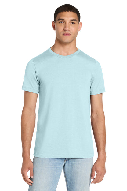 BELLA+CANVAS Unisex Heather CVC Short Sleeve Tee - Heather Ice Blue - front