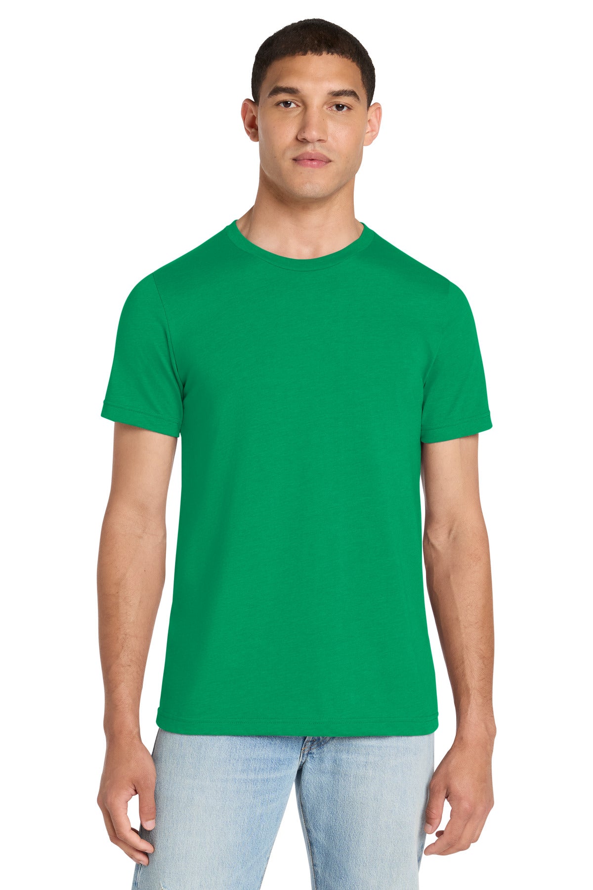 BELLA+CANVAS Unisex Heather CVC Short Sleeve Tee - Heather Kelly - front