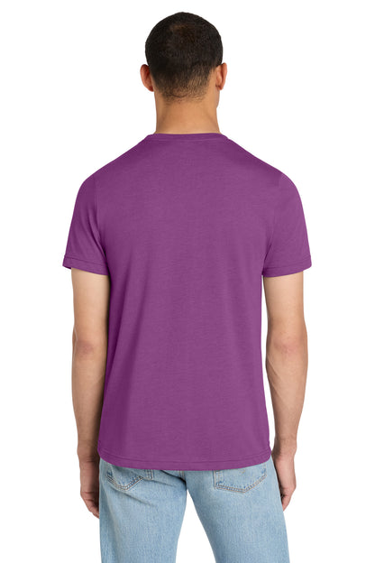 BELLA+CANVAS Unisex Heather CVC Short Sleeve Tee - Heather Magenta - back