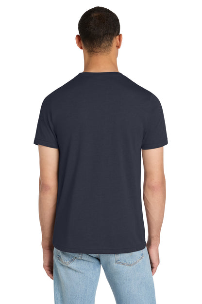 BELLA+CANVAS Unisex Heather CVC Short Sleeve Tee - Heather Midnight Navy - back
