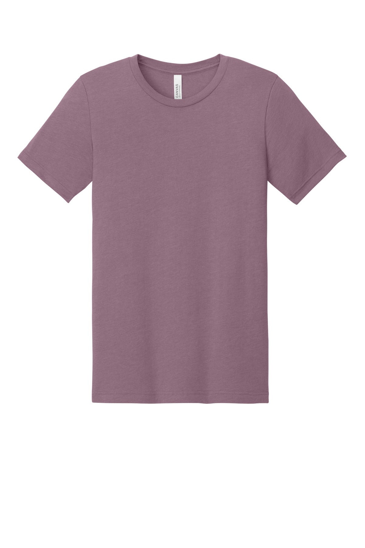 BELLA+CANVAS Unisex Heather CVC Short Sleeve Tee - Heather Orchid - flat front