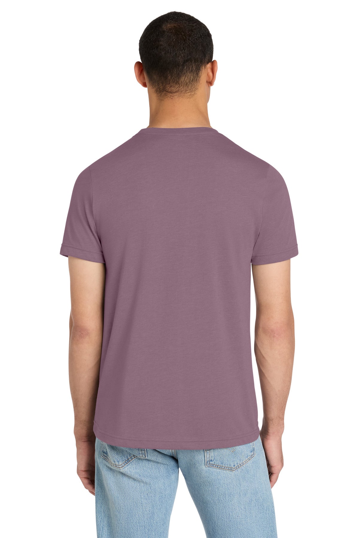 BELLA+CANVAS Unisex Heather CVC Short Sleeve Tee - Heather Orchid - back