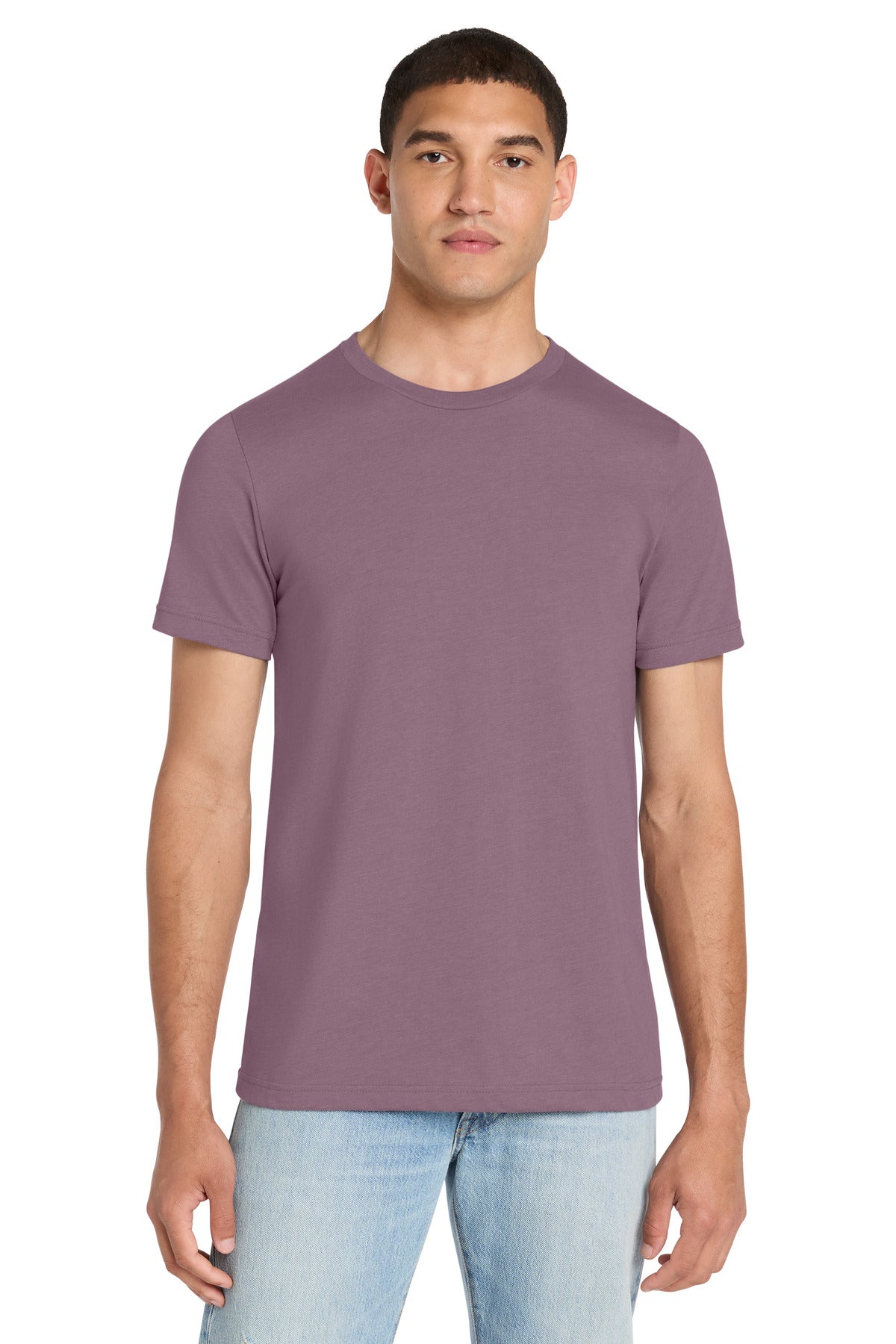 BELLA+CANVAS Unisex Heather CVC Short Sleeve Tee - Heather Orchid - front