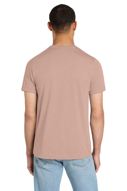 BELLA+CANVAS Unisex Heather CVC Short Sleeve Tee - Heather Peach - back