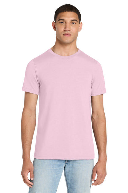 BELLA+CANVAS Unisex Heather CVC Short Sleeve Tee - Heather Pink - front