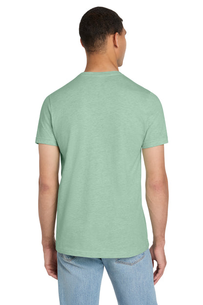 BELLA+CANVAS Unisex Heather CVC Short Sleeve Tee - Heather Prism Mint - back