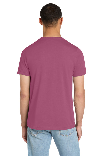 BELLA+CANVAS Unisex Heather CVC Short Sleeve Tee - Heather Raspberry - back