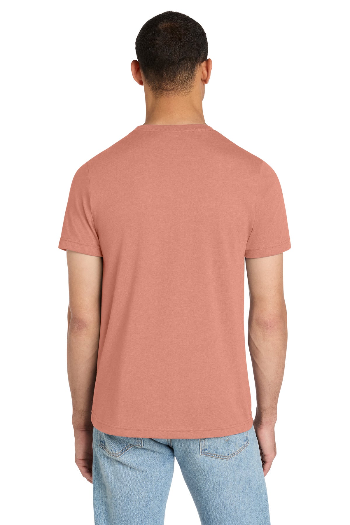 BELLA+CANVAS Unisex Heather CVC Short Sleeve Tee - Heather Sunset - back