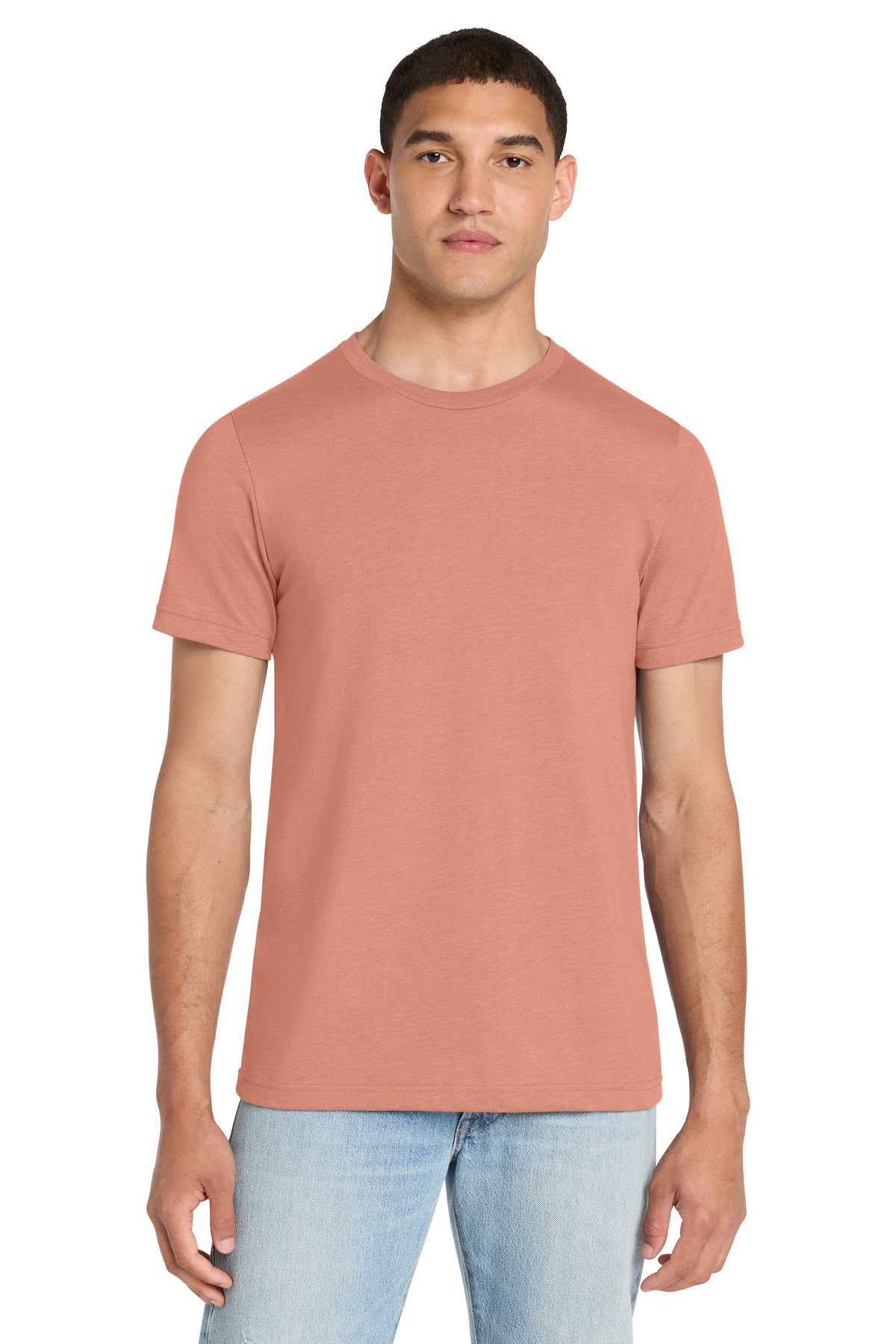 BELLA+CANVAS Unisex Heather CVC Short Sleeve Tee - Heather Sunset - front
