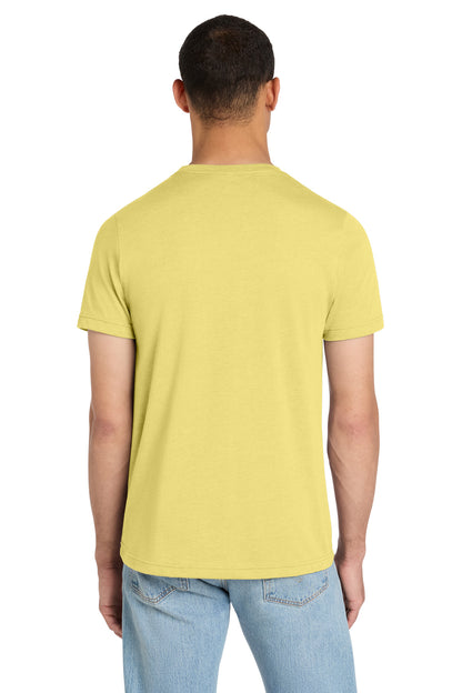 BELLA+CANVAS Unisex Heather CVC Short Sleeve Tee - Heather Yellow - back