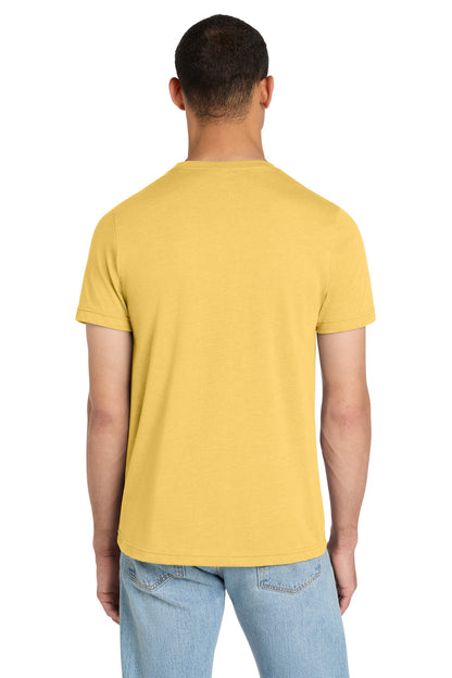 BELLA+CANVAS Unisex Heather CVC Short Sleeve Tee - Heather Yellow Gold - back