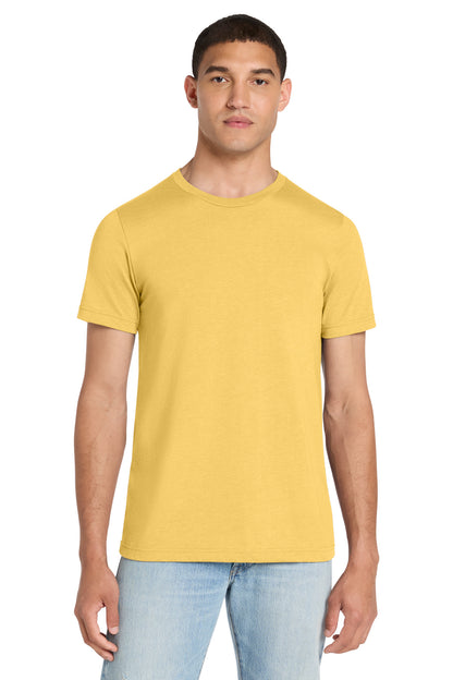 BELLA+CANVAS Unisex Heather CVC Short Sleeve Tee - Heather Yellow Gold - front