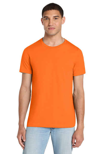 BELLA+CANVAS Unisex Heather CVC Short Sleeve Tee - Neon Orange - front