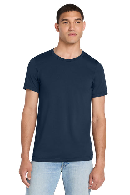 BELLA+CANVAS Unisex Heather CVC Short Sleeve Tee - Solid Navy Blend - front
