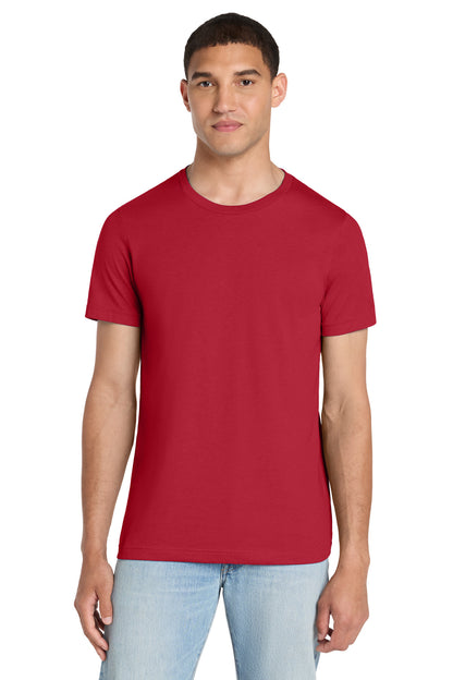 BELLA+CANVAS Unisex Heather CVC Short Sleeve Tee - Solid Red Blend - front