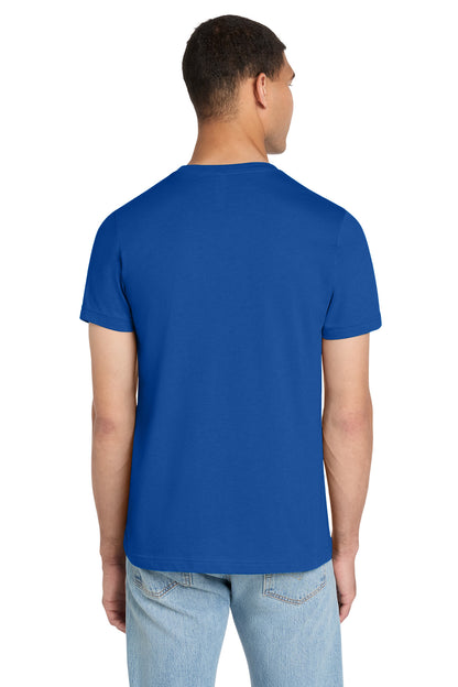 BELLA+CANVAS Unisex Heather CVC Short Sleeve Tee - Solid True Royal Blend - back