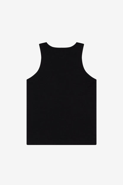 BELLA+CANVAS Youth Jersey Tank - Black - flat back