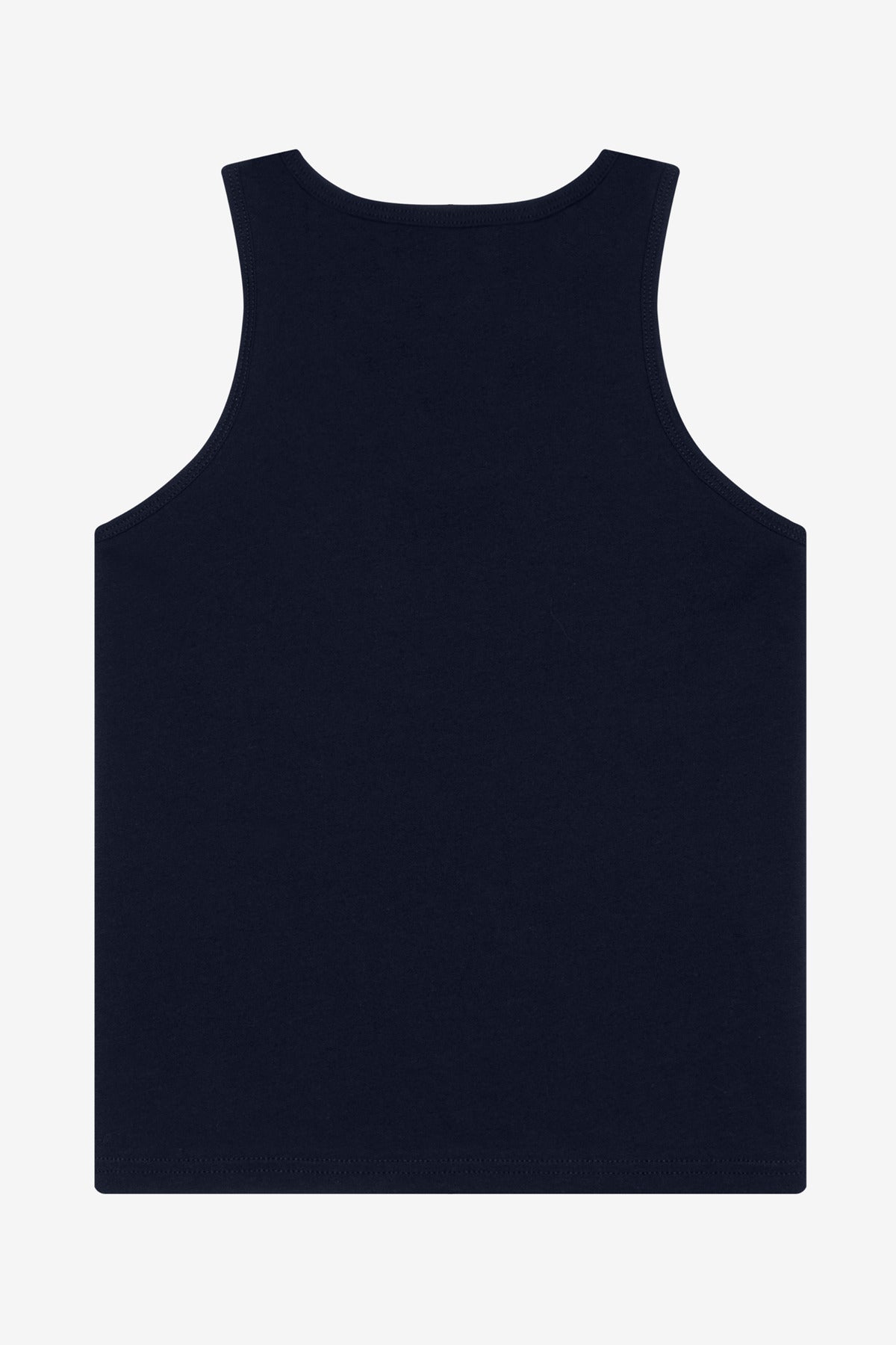 BELLA+CANVAS Youth Jersey Tank - Navy - flat back