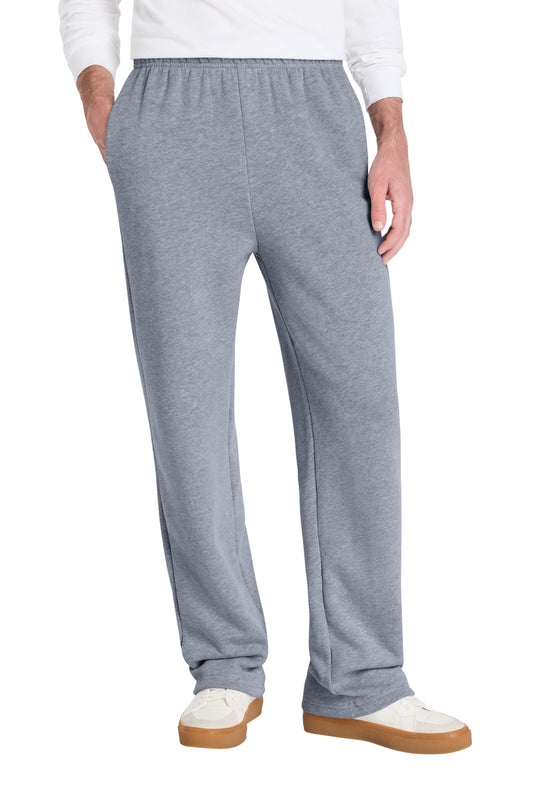 BELLA+CANVAS Unisex Sponge Fleece Straight Leg Sweatpant - Athletic Heather - front